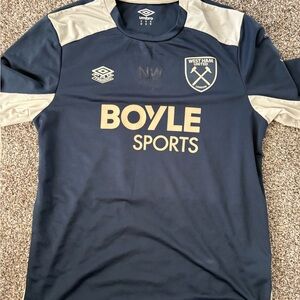 Umbro West ham United staff issue Training shirt Jersey Sz xl
